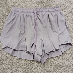 Women's Light Gray Shorts